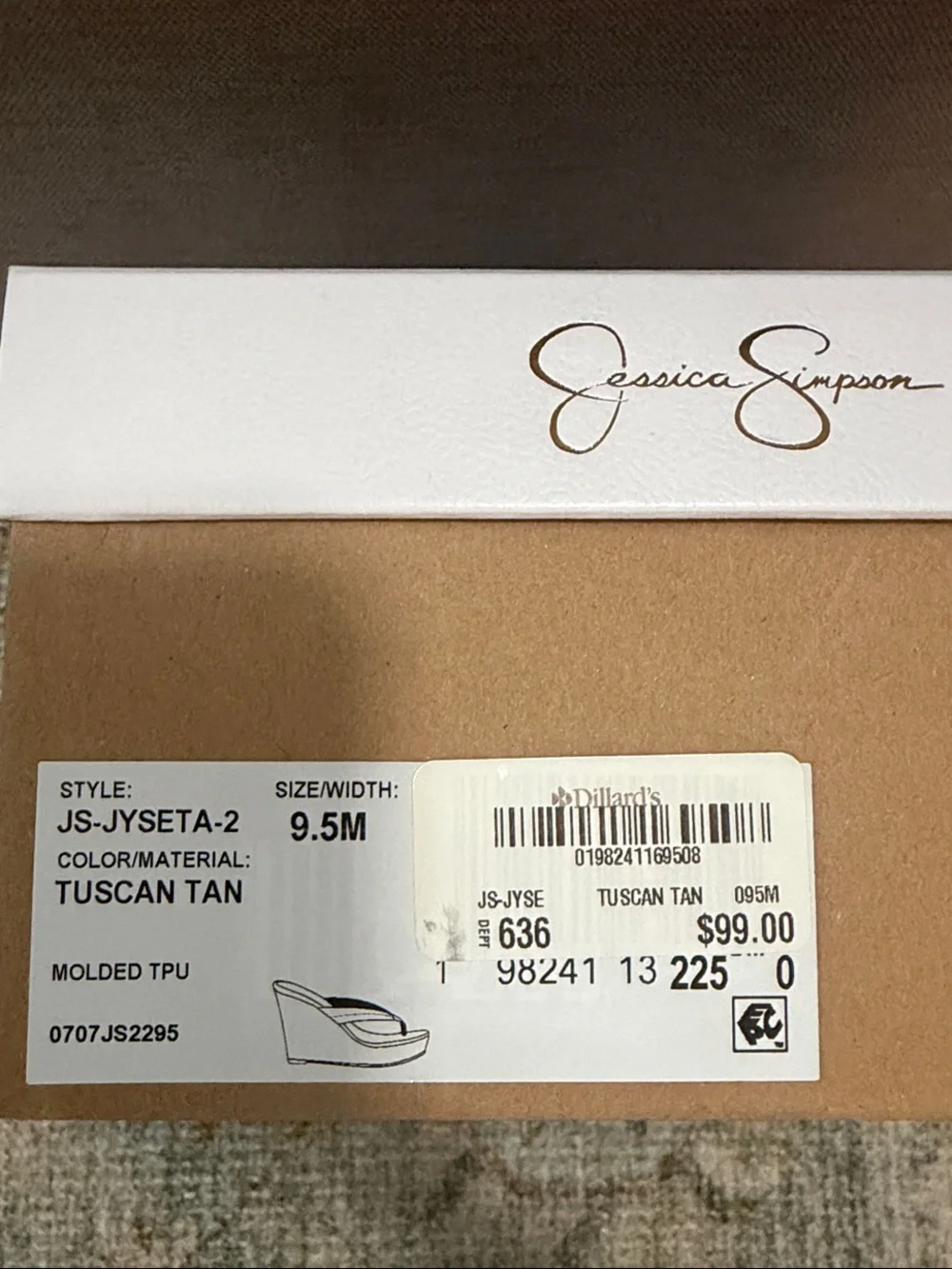 Jessica Simpson slip wedge